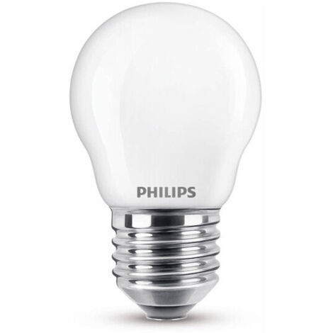 Pack de 3 Ampoules LED Philips E27 4,3W (Équivalent 40W) – Lumière Blanche Froide 4000K