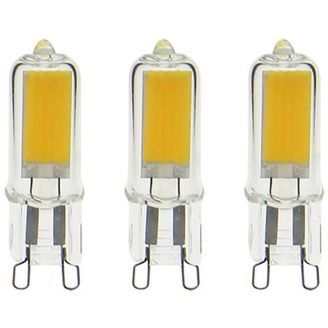 Xanlite - Pack de 3 ampoules RetroLED Caspule, culot G9, 2,6W cons. (20W eq.), 200 lumens, lumière blanc chaud - PACK3ALG9200
