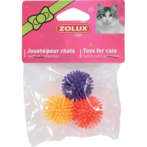 Pack de 3 Balles Jouets Étoile pour Chat - ZOLUX