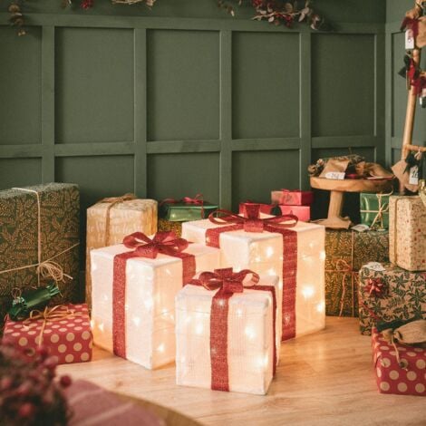 Mini Cadeau Noel, 100 PCS Faux Cadeaux Noel Deco, Décor d'arbre de Noël,  Boîte Cadeau en Mousse de Noël, Mini Boîtes Brillantes Ornements, Miniature  de Noël Ornement Brillant : : Cuisine et