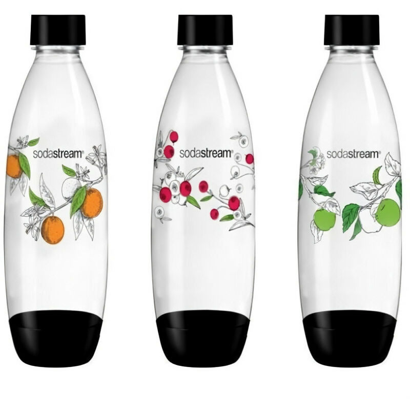 Sodastream Lot de 3 Concentrés Saveur Cola/Orange/Limonade – Sans Colorant  ni Arôme Artificiels – 3 x 500 ml