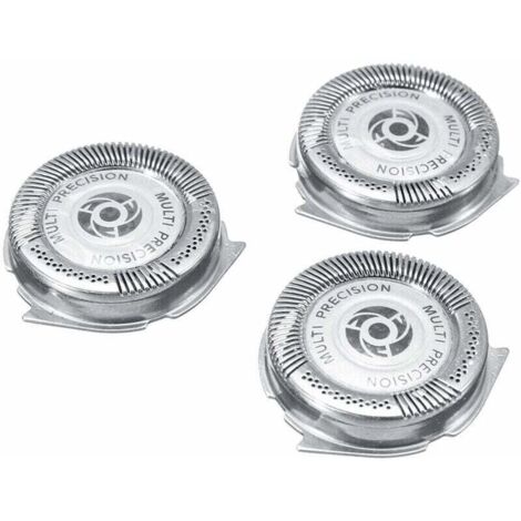 Pack de 3 cabezales de afeitado de repuesto para afeitadoras Philips SH50 de las series: S5091, S5080, S5076, S5420, 5082.