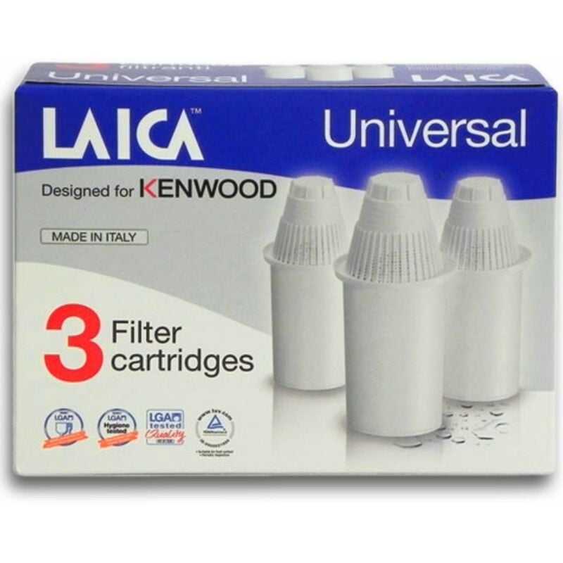 Pack de 3 cartouches filtrantes (LA1000) Bouilloire, carafe Kenwood