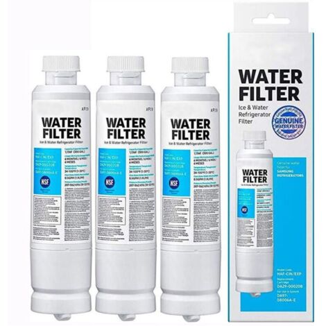 Pack de 3 cartouches filtrantes DA29-00020B – Filtration eau sans plomb – Compatible réfrigérateurs Samsung – Installation rapide sans outils