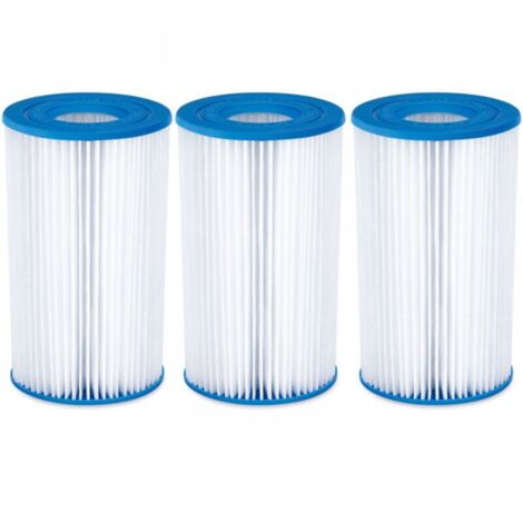 Pack de 3 cartuchos filtrantes para aires acondicionados de piscina, accesorios varios para bombas de filtrado de agua, cartuchos filtrantes de circulación