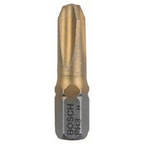 Pack de 3 embouts Philips PH3 25mm - BOSCH - 2607001548