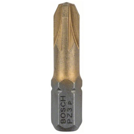 Pack de 3 embouts Pozidriv PZ3 25mm - BOSCH - 2607001595