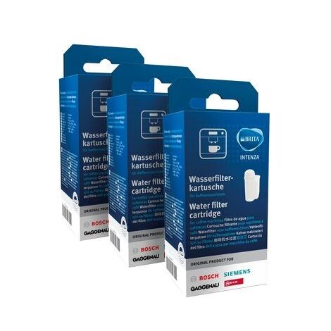 Pack de 3 filtros de agua para Intenza originales Siemens TZ70003