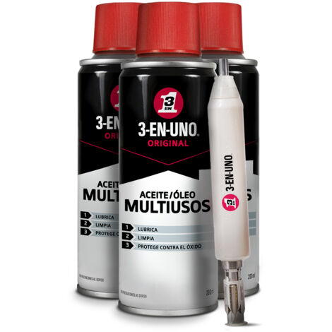 Pack de 3 Multiusos 200 ml - Lubrica, Limpia y Protege Contra el Óxido + Multiherramienta de regalo
