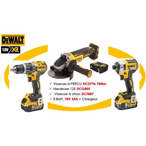 Coffret vide Dewalt T-STAK DCK266P2T pour perceuse et visseuse à choc -  AB-OUTILS