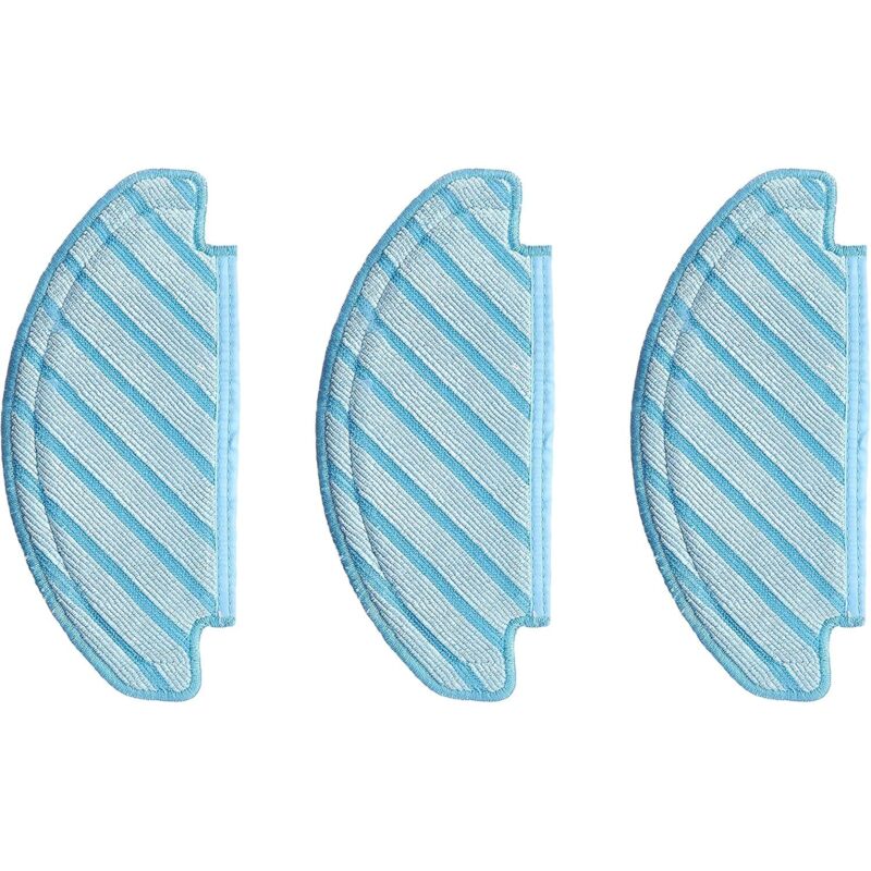 Pack de 3 paños de limpieza lavables y reutilizables para el robot aspirador deebot ozmo T8 aivi, N8, N8 Plus, N8 Pro, N8 Pro Plus, N10 Plus