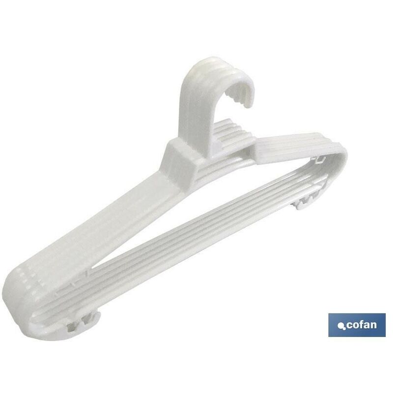 

Pack de 6 perchas crema modoslo 38x18cm