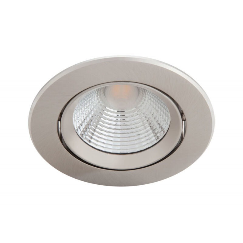 Philips - Pack 3 led Downlight 'Sparkle' Rond 5,5W 350Lm Plaqué Nickel 2700K [PH-929002374322]
