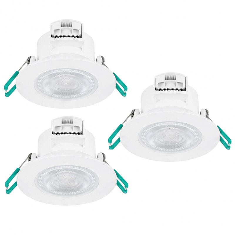 Pack de 3 SylSpot 4,8W 500lm 840 4000K IP65 Blanc Sylvania