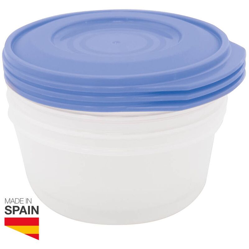 

Pack de 3 tapers hermeticos de plastico 0.25L