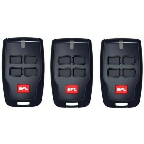 Pack de 3 télécommandes BFT Mitto B RCB04 remplacée par BFT MITTO COOL C4