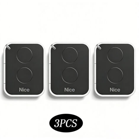 Pack de 3 Télécommandes NICE FLORS, Frequency 433.92 MHz
