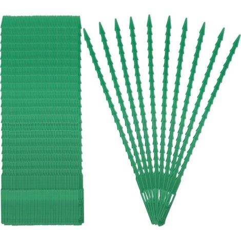 Pack de 300 attaches pour plantes 17 cm – Plastique PE flexible et réutilisable – Pour lier légumes et vignes sur treillis