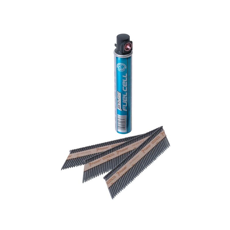 Clou cranté IM350 - 2.8 x 70 mm avec cartouche de gaz - pack de 2200 pièces - paslode