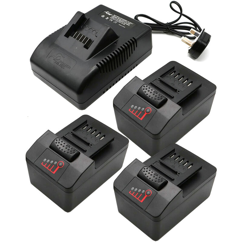 Powerwings - pack de 4) 3X Batterie pour Snap On CTB8185 18V 4000 mAh pour Snap On Batterie CTB7185 CTB8187 pour Snap On CT7850 CDR7850H CTL7850