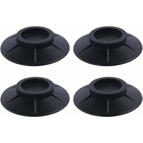 Pack de 4 amortisseurs de vibrations antidérapants, amortisseurs de vibrations en caoutchouc, amortisseurs de vibrations universels pour lave-linge et sèche-linge.