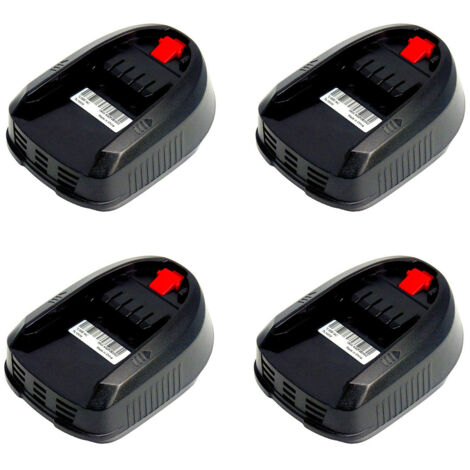 (pack de 4) Batterie 14,4V 3000mAh pour outil électrique Bosch 14.4V PSR PSB 14.4 LI-2 PML 18 LI Series AL2215CV AL2204CV 2607336194 1500mAh