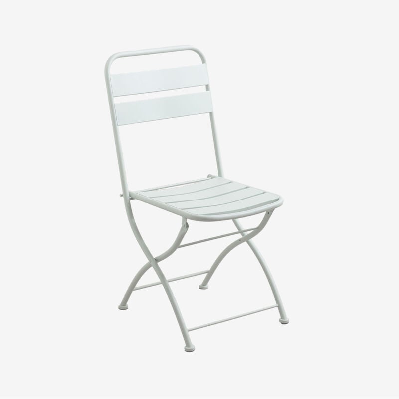 Sklum - Pack de 4 chaises de jardin pliantes Janti Iceberg