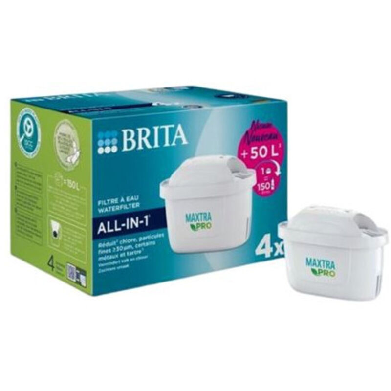 Brita - pack de 4 cartouches filtrantes maxtra pro ALL-IN-1 1050415