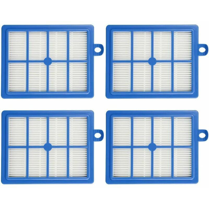 Pack de 4 filtres HEPA13 pièces détachées filtres de rechange pour aspirateur Philips FC8038, aeg, Electrolux, Tornado, Volta