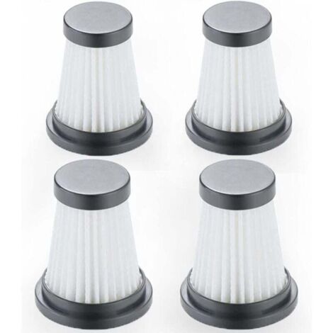 Pack de 4 filtros HEPA de repuesto para aspiradoras inalámbricas Moosoo K12, K12 Pro y K13, Genius Invictus One 1.0 X7/2.0 y Foxnovo 13KPA.