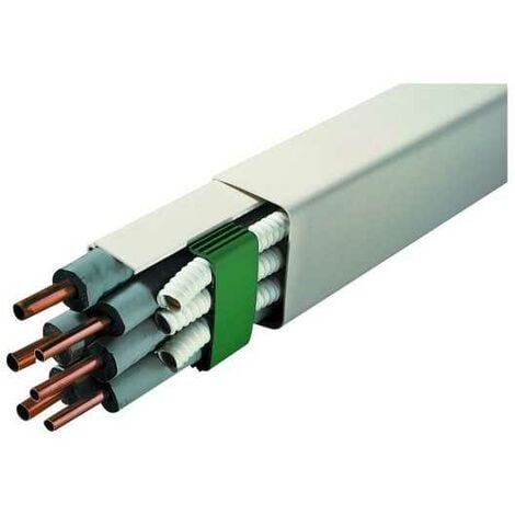 Pack de 4 goulottes 110 mm longueur 2m beige