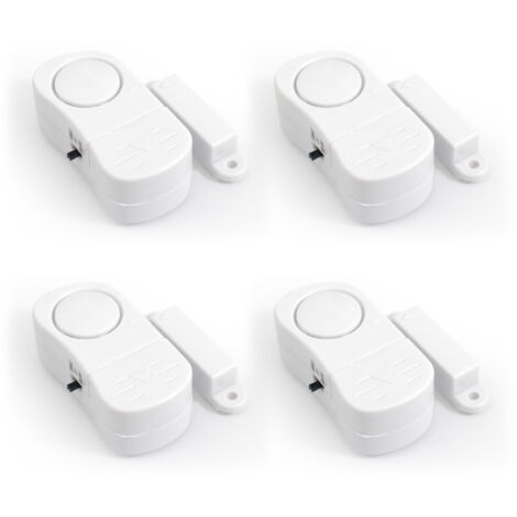 Pack de 4 mini alarmes pour porte/fenêtre - Avidsen - 100324