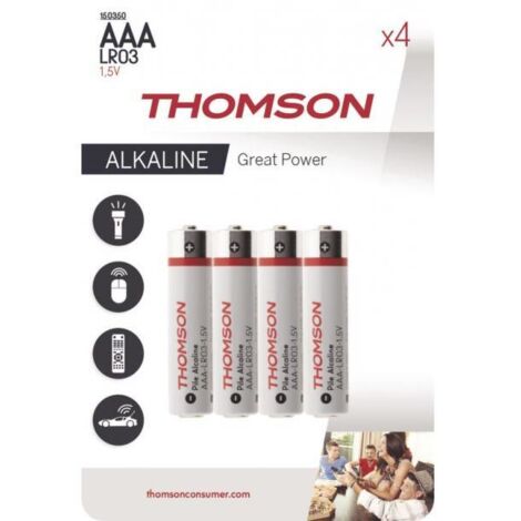 Pack De 40 Piles Rechargeables HR03 AAA 900 MAh - Thomson - Pile Rechargeable - Achat & Prix