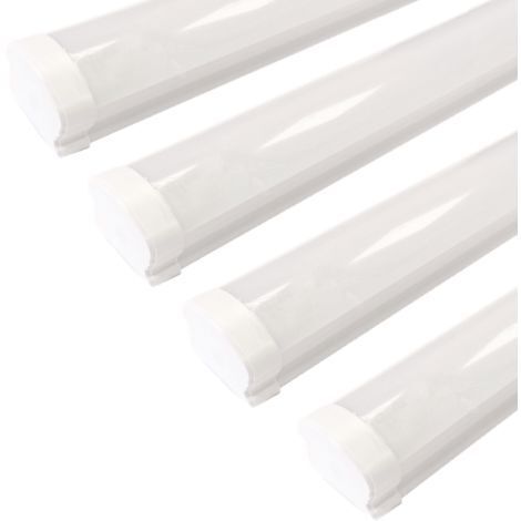 Pack de  4 - Réglette LED étanche 120cm 36W IP65 - Blanc Neutre 4000K - 5500K - SILAMP