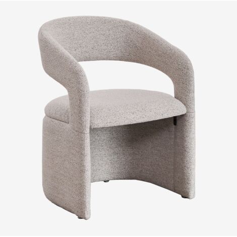 Pack de 4 Sillas de comedor con reposabrazos tapizadas Jules SKLUM