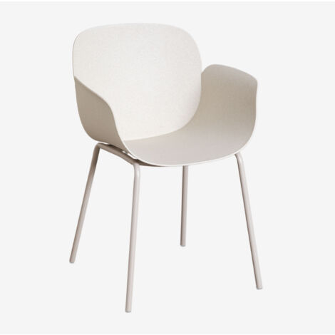 Pack de 4 Sillas de Comedor en polipropileno y hierro Lynette SKLUM