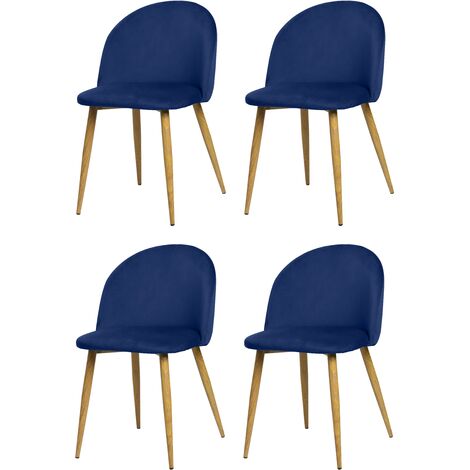 Pack de 4 sillas de comedor estilo Vintage Modelo Mercedes