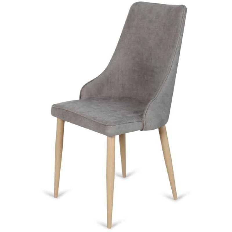 

Pack de 4 sillas Imperial 94 cm (alto) 48 cm (ancho) 57 cm (fondo) Color GRIS
