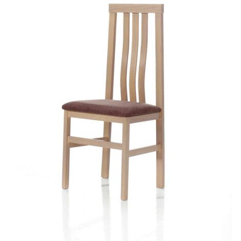 Pack de 4 sillas Monachil en madera de haya color cambrian, 102 cm(alto), 41,2 cm(ancho), 38,6 cm(fondo)