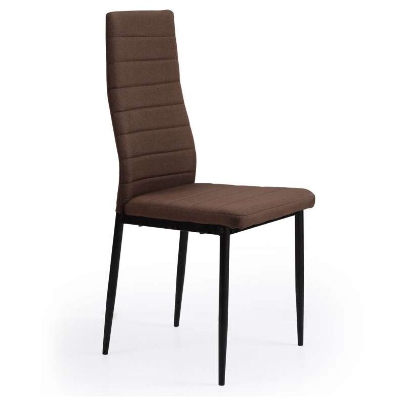 

Pack de 4 sillas Niza para Salon o Cocina, tres colores a elegir 103 cm(alto)45 cm(ancho)51 cm(largo) Color CHOCOLATE