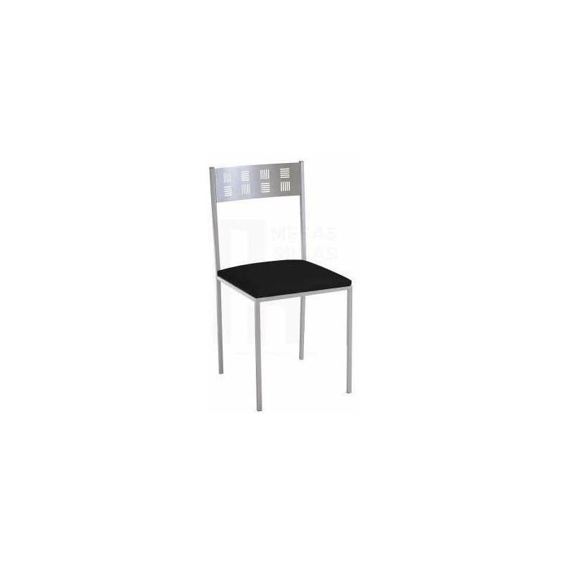 

Pack de 4 sillas para salón o cocina en diferentes acabados y colores 83 cm(alto)46 cm(ancho)39 cm(largo) Color NEGRO