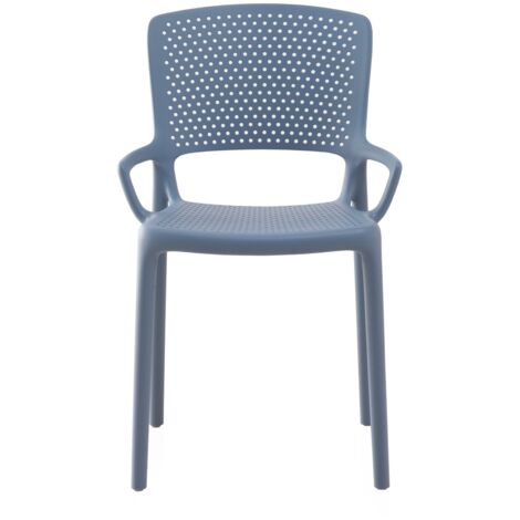 Pack De 4 Sillas Pp Color Azul