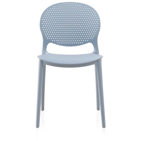Pack De 4 Sillas Pp Color Azul