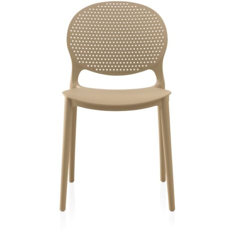 Pack De 4 Sillas Pp Color Camel