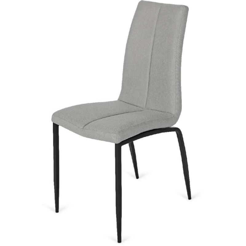 

Pack de 4 sillas Ronda en beige o gris. 91 cm (alto) 40 cm (ancho) 60 cm (fondo) Color GRIS