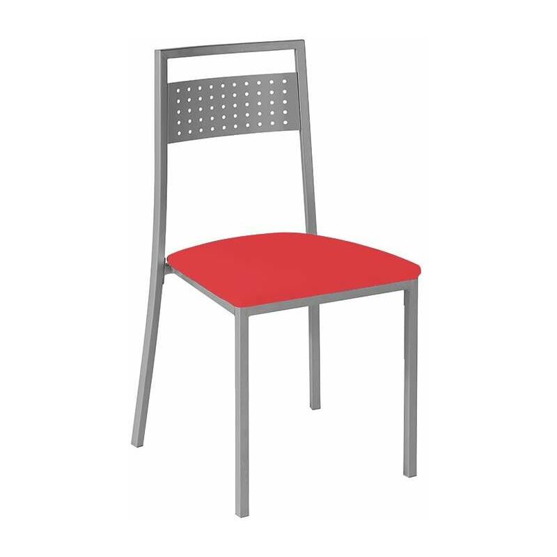 

Pack de 4 sillas varios colores a elegir 86 cm(alto)44 cm(ancho)48 cm(largo) Color ROJO