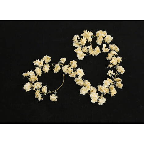 Pack de 5 1,8m - Champagne Guirlandes de Cerisie Fleurs Artificielles