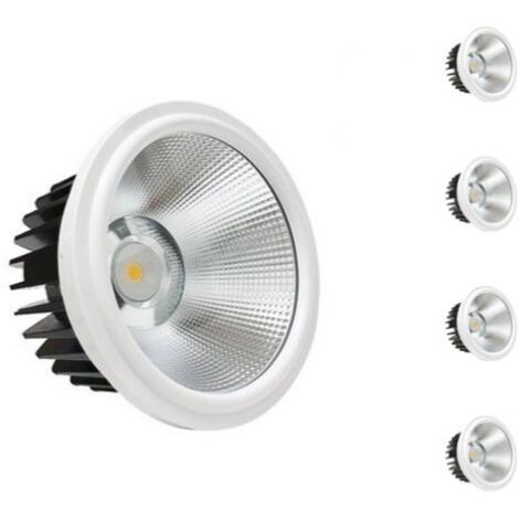 Pack de  5 - Ampoule LED 20W AR111 COB Rond - Blanc Chaud 2300K - 3500K - SILAMP