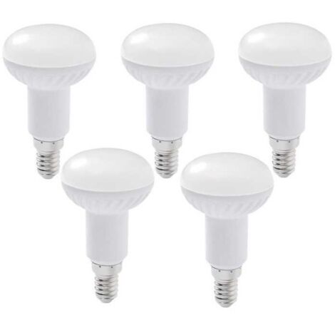 Pack de 5 Ampoules led réflecteur R50 E14 6,0 watt (eq. 38 watt) 3000K Blanc Chaud