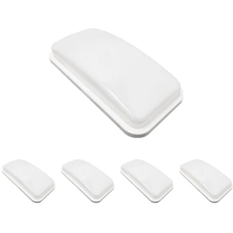 Pack de  5 - Applique LED Murale 20W Rectangulaire IP65 - Blanc Froid  - SILUMEN